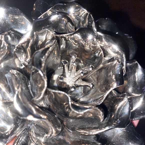 💎RARE!💎 Beautiful Vintage MCM Chrome Paperweight/Table Decor - Picture 5 of 8